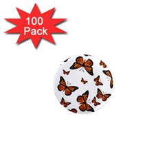 Monarch Butterflies 1  Mini Magnets (100 Pack)  by SpinnyChairDesigns