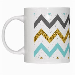 Chevron  White Mugs by Sobalvarro