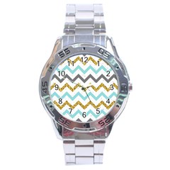 Chevron  Stainless Steel Analogue Watch by Sobalvarro