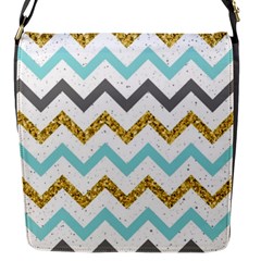 Chevron  Flap Closure Messenger Bag (s) by Sobalvarro