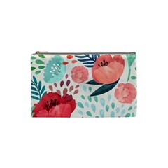 Floral  Cosmetic Bag (small) by Sobalvarro