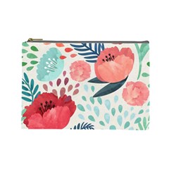 Floral  Cosmetic Bag (large) by Sobalvarro