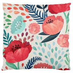 Floral  Large Cushion Case (two Sides) by Sobalvarro