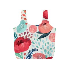 Floral  Full Print Recycle Bag (s) by Sobalvarro