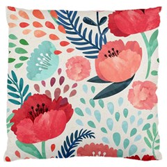 Floral  Standard Flano Cushion Case (one Side) by Sobalvarro