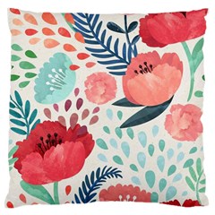 Floral  Standard Flano Cushion Case (two Sides) by Sobalvarro