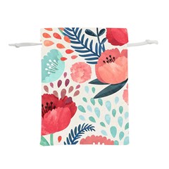 Floral  Lightweight Drawstring Pouch (s) by Sobalvarro