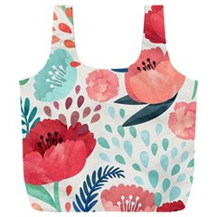 Floral  Full Print Recycle Bag (xxxl) by Sobalvarro