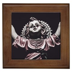 Angel Crying Blood Dark Style Poster Framed Tile by dflcprintsclothing