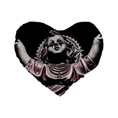 Angel Crying Blood Dark Style Poster Standard 16  Premium Heart Shape Cushions by dflcprintsclothing