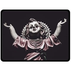 Angel Crying Blood Dark Style Poster Double Sided Fleece Blanket (large)  by dflcprintsclothing