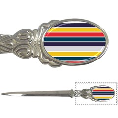 Horizontal Colored Stripes Letter Opener by tmsartbazaar