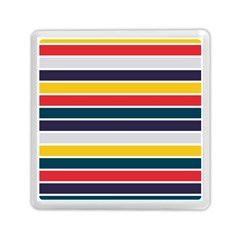 Horizontal Colored Stripes Memory Card Reader (square) by tmsartbazaar