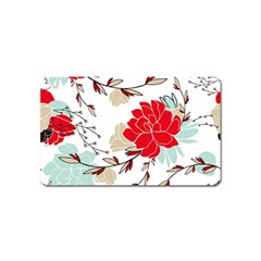 Floral Pattern  Magnet (name Card) by Sobalvarro