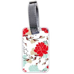 Floral Pattern  Luggage Tag (two Sides) by Sobalvarro