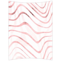 Pink Abstract Stripes on White Back Support Cushion