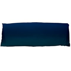 Blue Teal Green Gradient Ombre Colors Body Pillow Case (dakimakura) by SpinnyChairDesigns