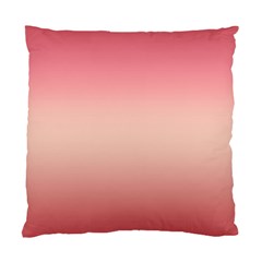 Pink Blush Gradient Ombre Colors Standard Cushion Case (two Sides) by SpinnyChairDesigns