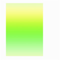 Lemon Yellow And Lime Green Gradient Ombre Color Large Garden Flag (two Sides) by SpinnyChairDesigns