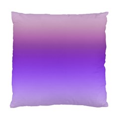 Plum And Violet Purple Gradient Ombre Color Standard Cushion Case (two Sides) by SpinnyChairDesigns