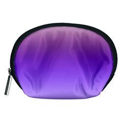 Plum And Violet Purple Gradient Ombre Color Accessory Pouch (medium) by SpinnyChairDesigns