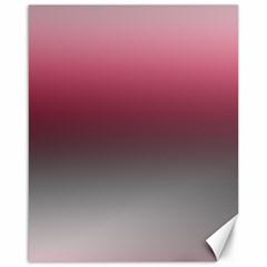 Blush Pink And Grey Gradient Ombre Color Canvas 16  X 20  by SpinnyChairDesigns