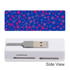 Bisexual Pride Tiny Scattered Flowers Pattern Memory Card Reader (stick) by VernenInk