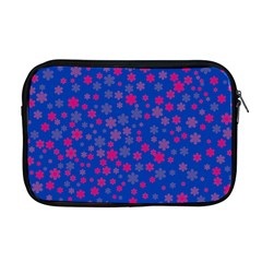 Bisexual Pride Tiny Scattered Flowers Pattern Apple Macbook Pro 17  Zipper Case by VernenInk