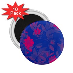 Bi Floral-pattern-background-1308 2.25  Magnets (10 pack) 