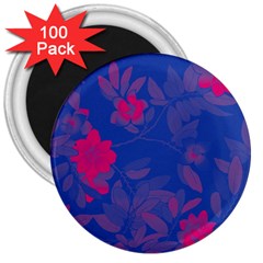 Bi Floral-pattern-background-1308 3  Magnets (100 pack)