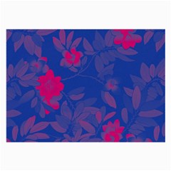 Bi Floral-pattern-background-1308 Large Glasses Cloth (2 Sides)