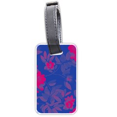 Bi Floral-pattern-background-1308 Luggage Tag (one side)