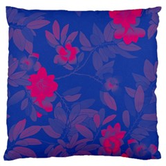 Bi Floral-pattern-background-1308 Large Flano Cushion Case (One Side)