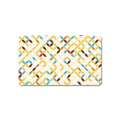 Tekstura-seamless-retro-pattern Magnet (name Card) by Sobalvarro