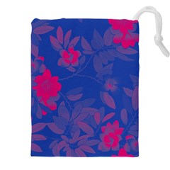 Bi Floral-pattern-background-1308 Drawstring Pouch (5xl)