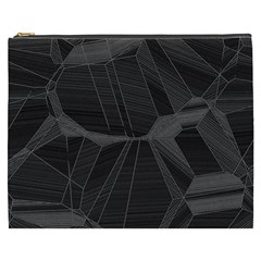 Black Tourmaline Stone Geometric Pattern Cosmetic Bag (XXXL)