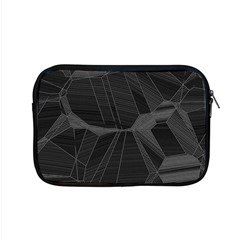 Black Tourmaline Stone Geometric Pattern Apple Macbook Pro 15  Zipper Case by SpinnyChairDesigns