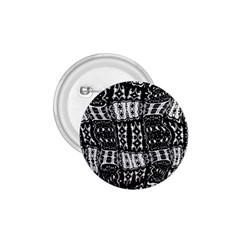 Abstract Black And White Stripes Checkered Pattern 1 75  Buttons by SpinnyChairDesigns