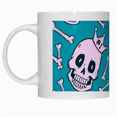 Skull White Mugs by Sobalvarro