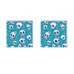 Skull Cufflinks (square) by Sobalvarro