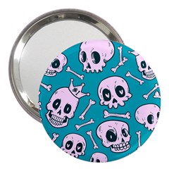 Skull 3  Handbag Mirrors by Sobalvarro