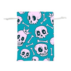 Skull Lightweight Drawstring Pouch (l) by Sobalvarro