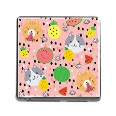 Cats And Fruits  Memory Card Reader (square 5 Slot) by Sobalvarro