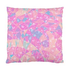 Pink Blue Peach Color Mosaic Standard Cushion Case (one Side) by SpinnyChairDesigns