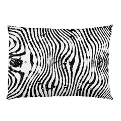 Zebra Print Stripes Pillow Case (two Sides) by SpinnyChairDesigns