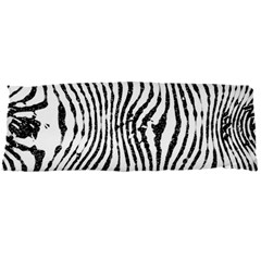 Zebra Print Stripes Body Pillow Case Dakimakura (two Sides) by SpinnyChairDesigns