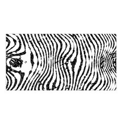 Zebra Print Stripes Satin Shawl by SpinnyChairDesigns