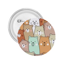 Colorful-baby-bear-cartoon-seamless-pattern 2.25  Buttons