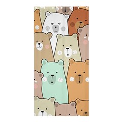 Colorful-baby-bear-cartoon-seamless-pattern Shower Curtain 36  X 72  (stall)  by Sobalvarro