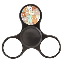 Colorful-baby-bear-cartoon-seamless-pattern Finger Spinner